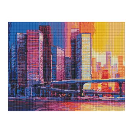 Алмазная мозаика ТРИ СОВЫ "Мегаполис", 40*50см, холст на деревянном подрамнике, картонная коробка с пластиковой ручкой Алмазная мозаика ТРИ СОВЫ "Мегаполис", 40*50см, холст на деревянном подрамнике, картонная коробка с пластиковой ручкой