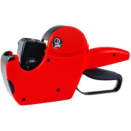 Этикет-пистолет Jolly C20 двухстрочный (прямоугольная лента, 10 символов в строке, 26x16 мм) Этикет-пистолет Jolly C20 двухстрочный (прямоугольная лента, 10 символов в строке, 26x16 мм)