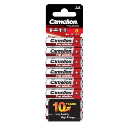 Батарейка Camelion Plus Alkaline 8шт/бл (LR6-SP8, 1.5В) (14862)