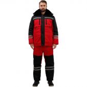 Костюм рабочий зимний муж з03-КПК красн/чер (р.52-54) 158-164 Костюм рабочий зимний муж з03-КПК красн/чер (р.52-54) 158-164