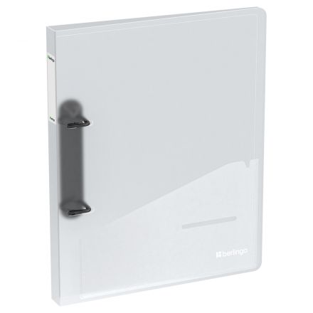 Папка на 2 кольцах Berlingo "No Secret", 24мм, 700мкм, полупрозрачная, D-кольца, с внутр. карманом Папка на 2 кольцах Berlingo "No Secret", 24мм, 700мкм, полупрозрачная, D-кольца, с внутр. карманом