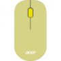 Мышь компьютерная Acer OMR205  оптич./1200dpi/беспроводн/USB/зеленый/желтый