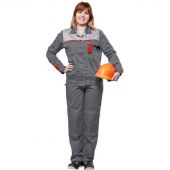 Костюм рабочий летний л10-КБР жен т-сер/св-сер 60-62 170-176