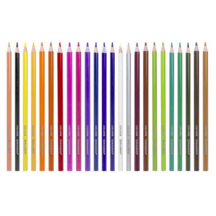 Карандаши цветные BRAUBERG PREMIUM, 24 цвета, шестигранные, грифель 3 мм, 181668