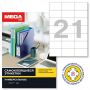 Этикетки самоклеящиеся ProMega label (Комус) 70х42,3 мм полуглянец 21 штука на листе белые (100 листов в упаковке) Этикетки самоклеящиеся ProMega label (Комус) 70х42,3 мм полуглянец 21 штука на листе белые (100 листов в упаковке)