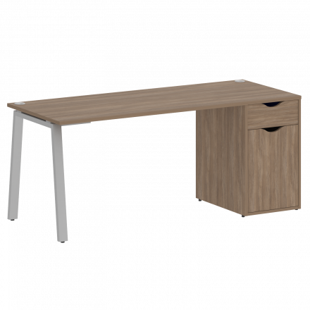 Home Office Стол письменный VR.SP-3-178.1.A Дуб аризона/Серый металл 1780*720*750