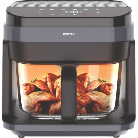 Аэрогриль Centek CT-3101,5,5л, 1350Вт, сенсорное упр., решетка, карбон.тэн Аэрогриль Centek CT-3101,5,5л, 1350Вт, сенсорное упр., решетка, карбон.тэн