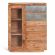 Шкаф-стеллаж Secret de Maison Росвуд/Rosewood (мод. 9800) массив палисандра/стекло, 100х40х128см, натуральный тонированный