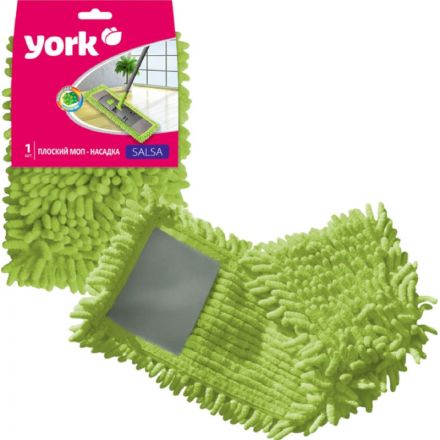 Насадка МОП плоская York Сальса микрофибра 41х12 см (артикул производителя 81310) Насадка МОП плоская York Сальса микрофибра 41х12 см (артикул производителя 81310)