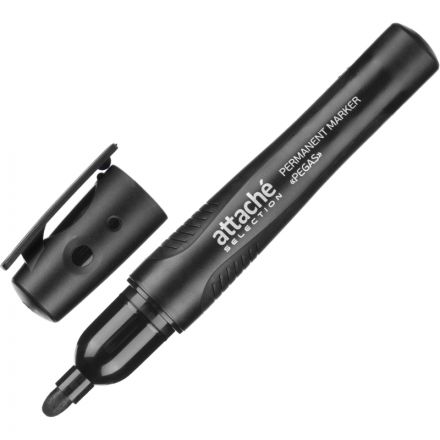 Набор маркеров перманентных Attache Selection Pegas (толщина линии 2-5 мм, 4 штуки в упаковке)