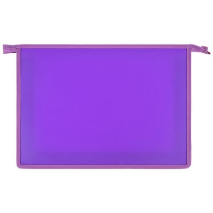 Папка для тетрадей ЮНЛАНДИЯ А4, 1 отделение, картон/пластик, конгрев, на молнии, "Sweets", 272133