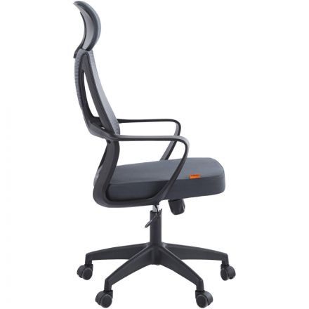 Кресло VT_Chairman CH636 черный пластик, темно-серый Кресло VT_Chairman CH636 черный пластик, темно-серый