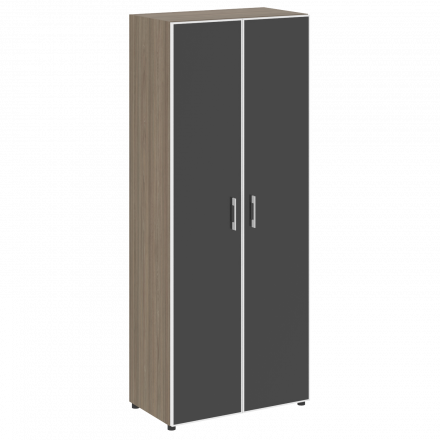 Yalta Шкаф LT.ST-1.10 R black Вяз/Стекло black 800*450*1987
