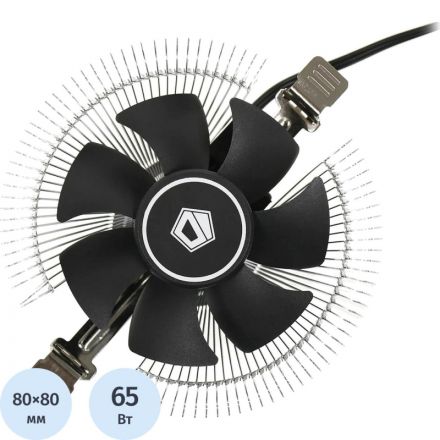 Кулер ID-Cooling DK-01S Soc-AM5/AM4/1151/1200/1700 черный 3-pin 24dB 65Вт