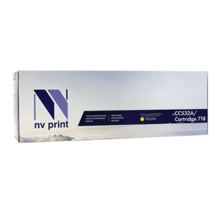 Картридж лазерный NV PRINT (NV-718Y) для CANON LBP7200Cdn/MF8330Cdn/8350Cdn, желтый, ресурс 2900 стр., NV-CC532A/718Y