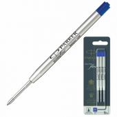 Стержень шариковый PARKER "Quinkflow", КОМПЛЕКТ 3 шт., металлический, 98 мм, узел 1 мм, блистер, синий, 2119152 Стержень шариковый PARKER "Quinkflow", КОМПЛЕКТ 3 шт., металлический, 98 мм, узел 1 мм, блистер, синий, 2119152