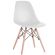 Стулья BRABIX "Eames CF-010", КОМПЛЕКТ 4 шт., пластик белый, опоры дерево/металл, 532630, 2033A