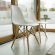 Стулья BRABIX "Eames CF-010", КОМПЛЕКТ 4 шт., пластик белый, опоры дерево/металл, 532630, 2033A