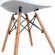 Стулья BRABIX "Eames CF-010", КОМПЛЕКТ 4 шт., пластик белый, опоры дерево/металл, 532630, 2033A