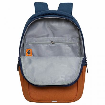 Рюкзак GRIZZLY школьный, укрепленная спинка, 2 отделения, для девочек, BLUE/ORANGE, 43х27,5х16 см, RD-341-2/3 Рюкзак GRIZZLY школьный, укрепленная спинка, 2 отделения, для девочек, BLUE/ORANGE, 43х27,5х16 см, RD-341-2/3