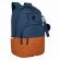 Рюкзак GRIZZLY школьный, укрепленная спинка, 2 отделения, для девочек, BLUE/ORANGE, 43х27,5х16 см, RD-341-2/3 Рюкзак GRIZZLY школьный, укрепленная спинка, 2 отделения, для девочек, BLUE/ORANGE, 43х27,5х16 см, RD-341-2/3