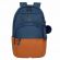 Рюкзак GRIZZLY школьный, укрепленная спинка, 2 отделения, для девочек, BLUE/ORANGE, 43х27,5х16 см, RD-341-2/3