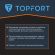 Перчатки защитные TOPFORT НПУ01 нейлон с ПУ покрытием р.7