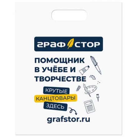 Пакет презентационно-упаковочный ГРАФСТОР, 35х40 см, усиленная ручка, 508273 Пакет презентационно-упаковочный ГРАФСТОР, 35х40 см, усиленная ручка, 508273