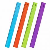 Линейка пластиковая 30 см BRAUBERG "FRUITY", тонированная, ассорти, 210767 Линейка пластиковая 30 см BRAUBERG "FRUITY", тонированная, ассорти, 210767