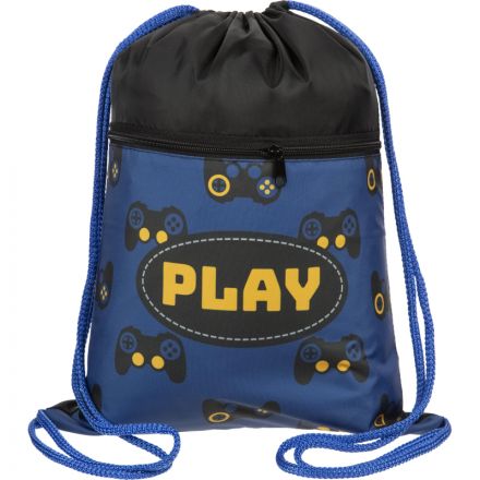 Мешок для обуви №1School Play, 330х420 мм, карман, МО-20-2 Мешок для обуви №1School Play, 330х420 мм, карман, МО-20-2