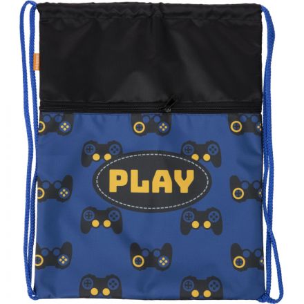 Мешок для обуви №1School Play, 330х420 мм, карман, МО-20-2 Мешок для обуви №1School Play, 330х420 мм, карман, МО-20-2