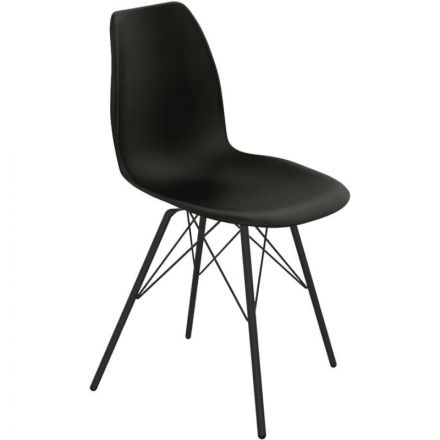 Стул обеденный SHT-ST29/S37-1 черный/черный муар 180195