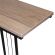 Стол журнальный на металлокаркасе BRABIX "LOFT CT-002", 450х250х630 мм, цвет морёный дуб, 641861