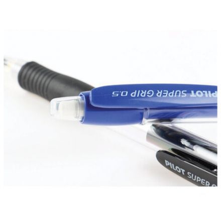 Карандаш механический 0,5 мм, PILOT H-185 "Super Grip", ластик, резиновый грип, корпус черный, H-185-SL, Н-185 Карандаш механический 0,5 мм, PILOT H-185 "Super Grip", ластик, резиновый грип, корпус черный, H-185-SL, Н-185