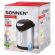 Термопот SONNEN TP-28, 3л, 900 Вт, 1 температурный режим, ручной насос, сталь/пластик, серебристый/черный, 456712
