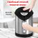 Термопот SONNEN TP-28, 3л, 900 Вт, 1 температурный режим, ручной насос, сталь/пластик, серебристый/черный, 456712
