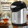 Термопот SONNEN TP-28, 3л, 900 Вт, 1 температурный режим, ручной насос, сталь/пластик, серебристый/черный, 456712
