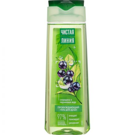 Гель для душа Чистая Линия ПРОБУЖДАЮЩИЙ СМОРОДИНА И ЛЕДНИК ВОДА 250мл Гель для душа Чистая Линия ПРОБУЖДАЮЩИЙ СМОРОДИНА И ЛЕДНИК ВОДА 250мл
