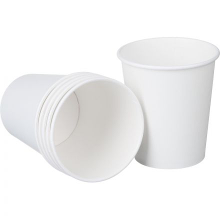 Стакан одноразовый бум 1-сл d-80мм 200мл белый, SP9S 1000шт/кор
