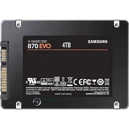 SSD накопитель Samsung 870 EVO 4Tb, 2.5, SATA (MZ-77E4T0BW) SSD накопитель Samsung 870 EVO 4Tb, 2.5, SATA (MZ-77E4T0BW)