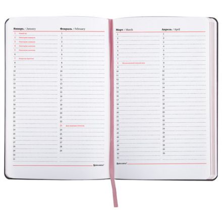 Ежедневник недатированный А5 (138х213 мм), BRAUBERG VISTA, под кожу, гибкий, 136 л., "Birds", 112021 Ежедневник недатированный А5 (138х213 мм), BRAUBERG VISTA, под кожу, гибкий, 136 л., "Birds", 112021