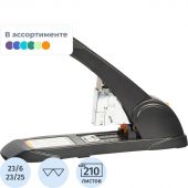 Степлер мощный Deli N23/6-23/25 до 210 листов, в картонной упаковке,ассорти Степлер мощный Deli N23/6-23/25 до 210 листов, в картонной упаковке,ассорти