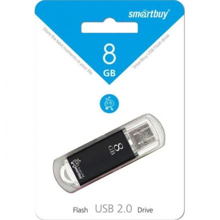 Флеш-память SmartBuy V-Cut 8 Gb USB 2.0 черная Флеш-память SmartBuy V-Cut 8 Gb USB 2.0 черная