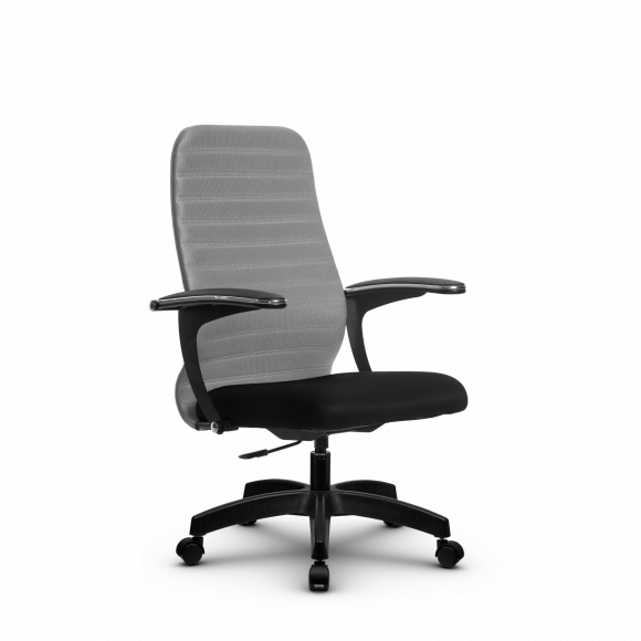 Кресло Metta SU-CM-10P светло-серое/черное Pl