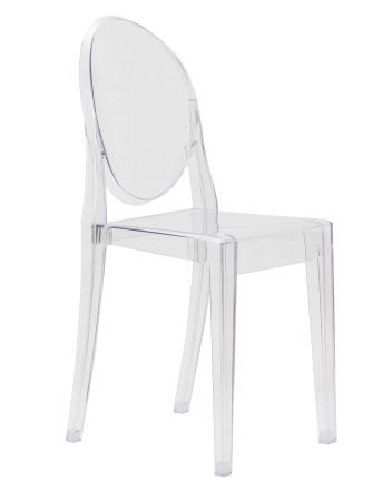 Стул обеденный DOBRIN VICTORIA GHOST, цвет прозрачный Стул обеденный DOBRIN VICTORIA GHOST, цвет прозрачный