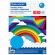 Картон цветной А4 ТОНИРОВАННЫЙ В МАССЕ, 10 листов 10 цветов, 180 г/м2, BRAUBERG, 129308