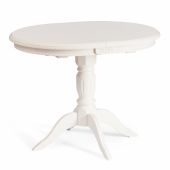 Стол STEFANO бук, мдф, 100+30x80x77см, Ivory white Стол STEFANO бук, мдф, 100+30x80x77см, Ivory white