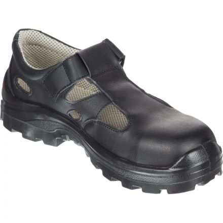 Полуботинки (сандалии)  АЛМИ(арт. 80302-011600) с КП, черные, р.42