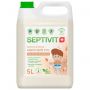 Мыло жидкое гипоаллергенное 5 л, SEPTIVIT "Миндальное молочко", биоразлагаемое
