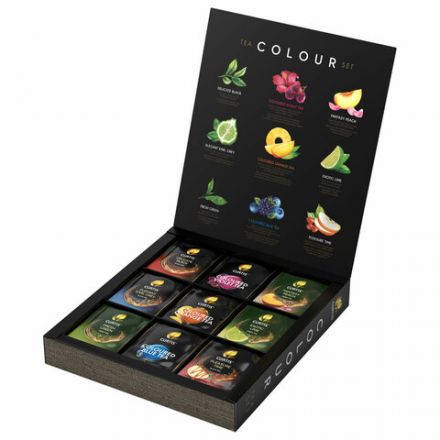 Чай CURTIS "Colour Tea Set", ассорти 9 вкусов, НАБОР 54 сашета, 102157 Чай CURTIS "Colour Tea Set", ассорти 9 вкусов, НАБОР 54 сашета, 102157